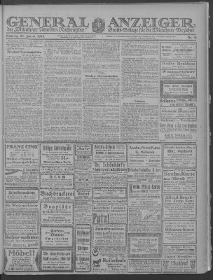 Münchner neueste Nachrichten Sonntag 26. Januar 1919