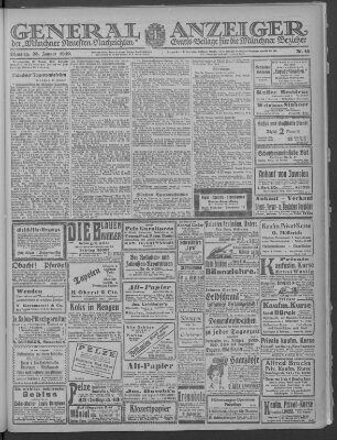 Münchner neueste Nachrichten Dienstag 28. Januar 1919