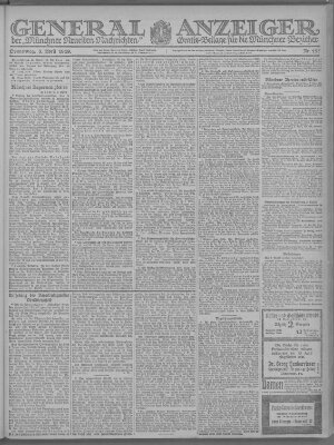 Münchner neueste Nachrichten Donnerstag 3. April 1919