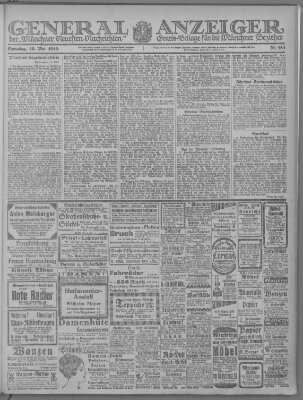 Münchner neueste Nachrichten Samstag 10. Mai 1919