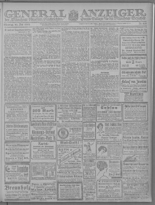 Münchner neueste Nachrichten Dienstag 13. Mai 1919