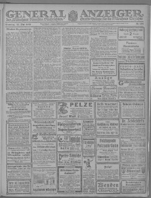 Münchner neueste Nachrichten Samstag 17. Mai 1919