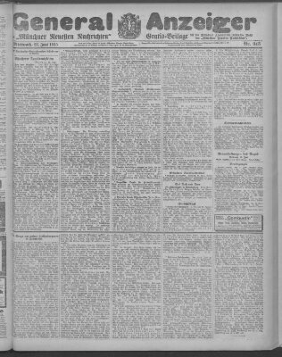 Münchner neueste Nachrichten Sonntag 23. Mai 1915