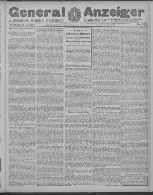 Münchner neueste Nachrichten Mittwoch 30. Juni 1915