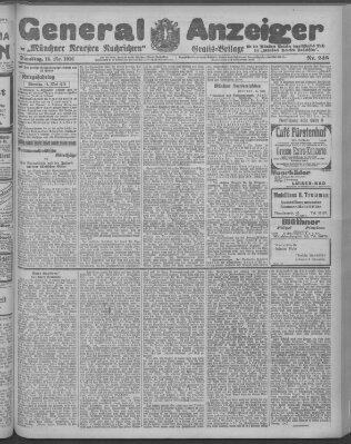 Münchner neueste Nachrichten Dienstag 16. Mai 1916