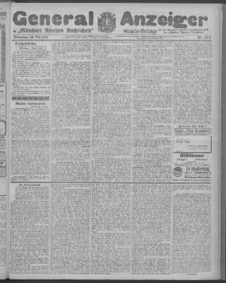 Münchner neueste Nachrichten Dienstag 30. Mai 1916