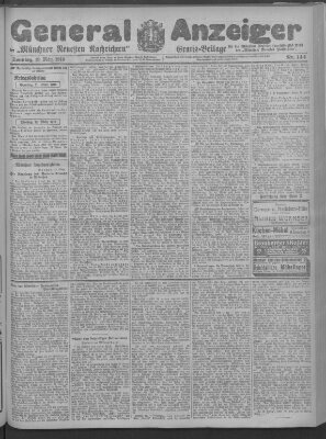 Münchner neueste Nachrichten Sonntag 19. März 1916