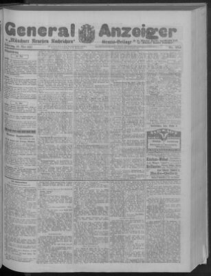 Münchner neueste Nachrichten Sonntag 20. Mai 1917