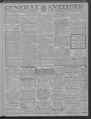 Münchner neueste Nachrichten Dienstag 1. Juli 1919