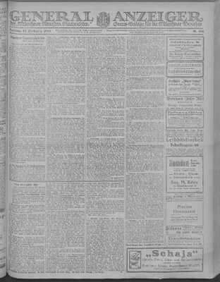 Münchner neueste Nachrichten Samstag 13. September 1919