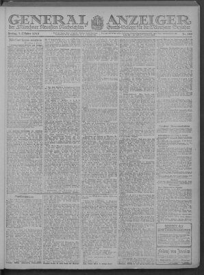 Münchner neueste Nachrichten Freitag 3. Oktober 1919