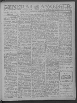 Münchner neueste Nachrichten Mittwoch 8. Oktober 1919