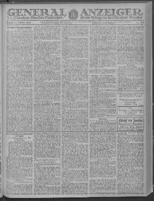 Münchner neueste Nachrichten Freitag 17. Oktober 1919