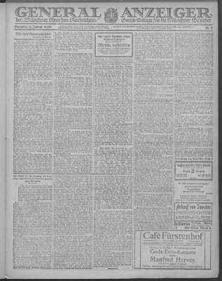 Münchner neueste Nachrichten Samstag 3. Januar 1920