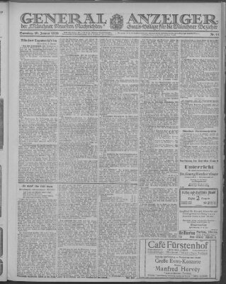 Münchner neueste Nachrichten Samstag 10. Januar 1920