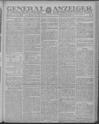 Münchner neueste Nachrichten Mittwoch 14. Januar 1920