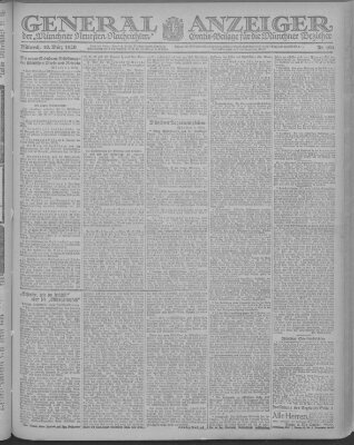 Münchner neueste Nachrichten Mittwoch 10. März 1920