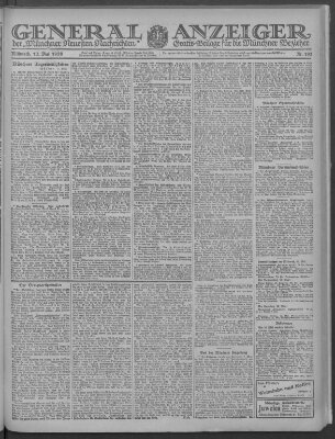 Münchner neueste Nachrichten Mittwoch 12. Mai 1920