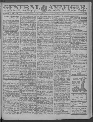 Münchner neueste Nachrichten Samstag 15. Mai 1920