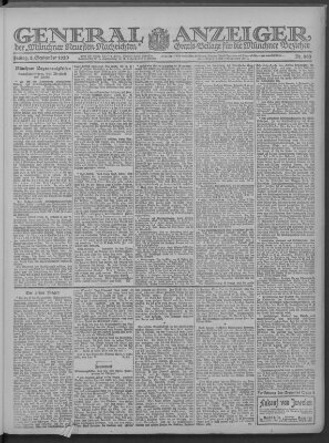 Münchner neueste Nachrichten Freitag 3. September 1920