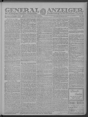 Münchner neueste Nachrichten Samstag 4. September 1920