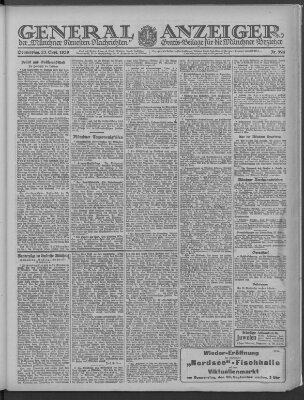 Münchner neueste Nachrichten Donnerstag 23. September 1920