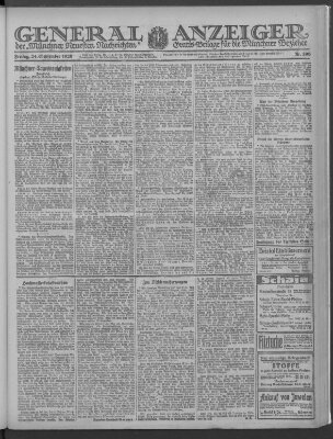 Münchner neueste Nachrichten Freitag 24. September 1920