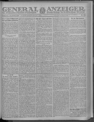 Münchner neueste Nachrichten Donnerstag 21. Oktober 1920