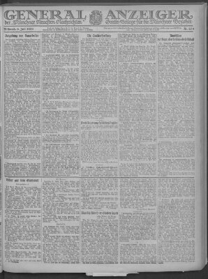 Münchner neueste Nachrichten Mittwoch 6. Juli 1921