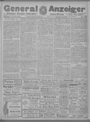 Münchner neueste Nachrichten Montag 31. Dezember 1917