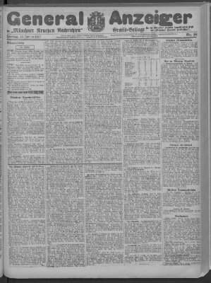 Münchner neueste Nachrichten Freitag 12. Januar 1917