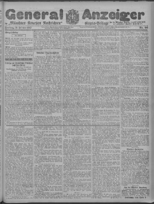 Münchner neueste Nachrichten Freitag 23. Februar 1917