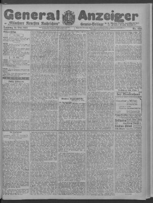 Münchner neueste Nachrichten Sonntag 25. März 1917