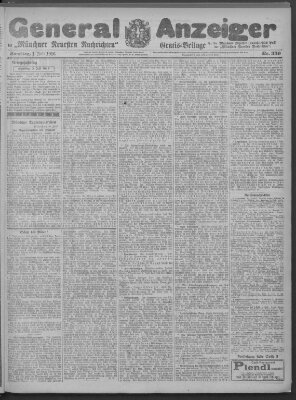 Münchner neueste Nachrichten Samstag 1. Juli 1916