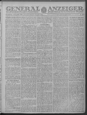 Münchner neueste Nachrichten Donnerstag 2. Dezember 1920