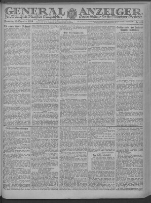 Münchner neueste Nachrichten Samstag 18. Dezember 1920