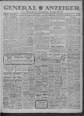 Münchner neueste Nachrichten Mittwoch 4. Juli 1923