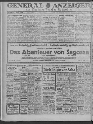 Münchner neueste Nachrichten Donnerstag 6. September 1923