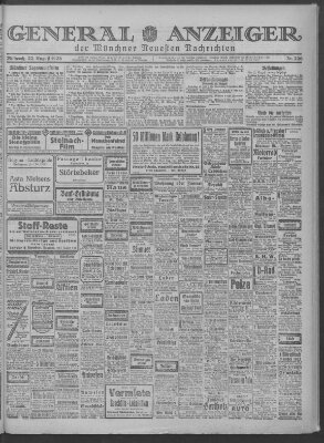 Münchner neueste Nachrichten Mittwoch 22. August 1923