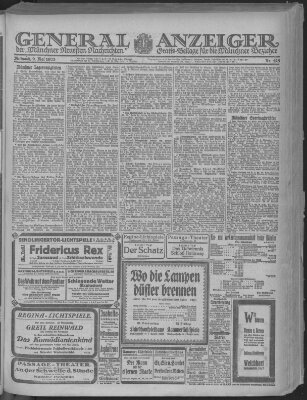 Münchner neueste Nachrichten Mittwoch 9. Mai 1923