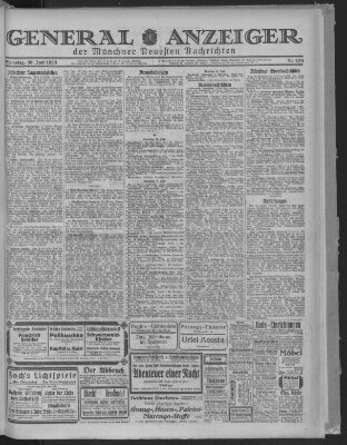 Münchner neueste Nachrichten Samstag 30. Juni 1923