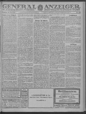 Münchner neueste Nachrichten Dienstag 16. Mai 1922