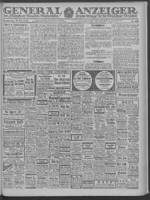 Münchner neueste Nachrichten Donnerstag 19. Oktober 1922