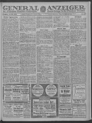 Münchner neueste Nachrichten Samstag 21. Oktober 1922