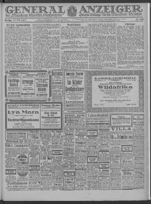 Münchner neueste Nachrichten Freitag 27. Oktober 1922