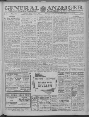 Münchner neueste Nachrichten Freitag 16. März 1923