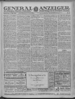 Münchner neueste Nachrichten Donnerstag 22. März 1923