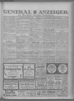 Münchner neueste Nachrichten Samstag 17. Mai 1924