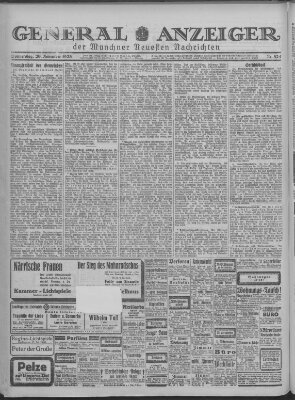 Münchner neueste Nachrichten Donnerstag 29. November 1923