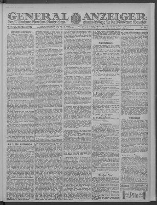 Münchner neueste Nachrichten Samstag 29. April 1922